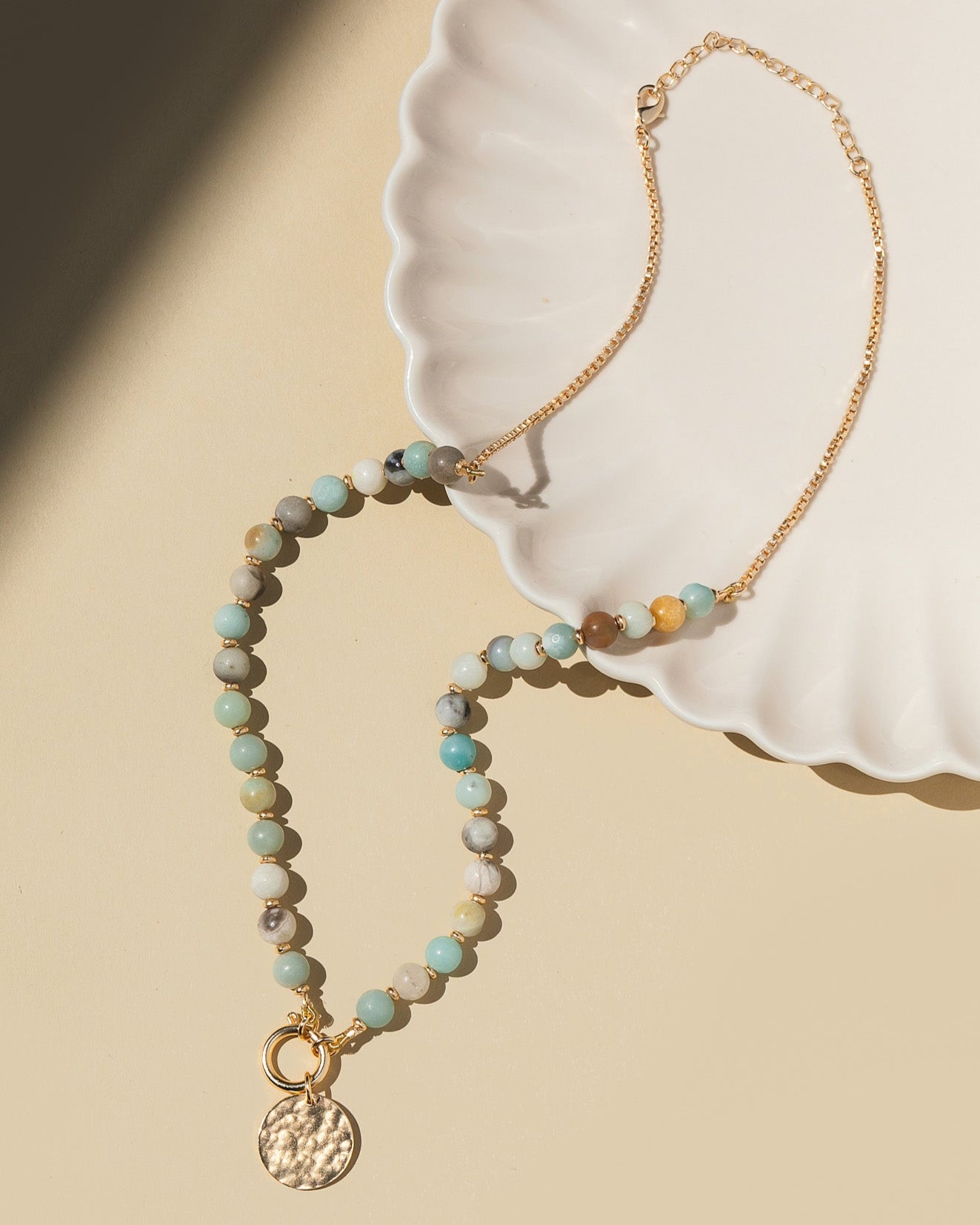 Agate Charming Necklace