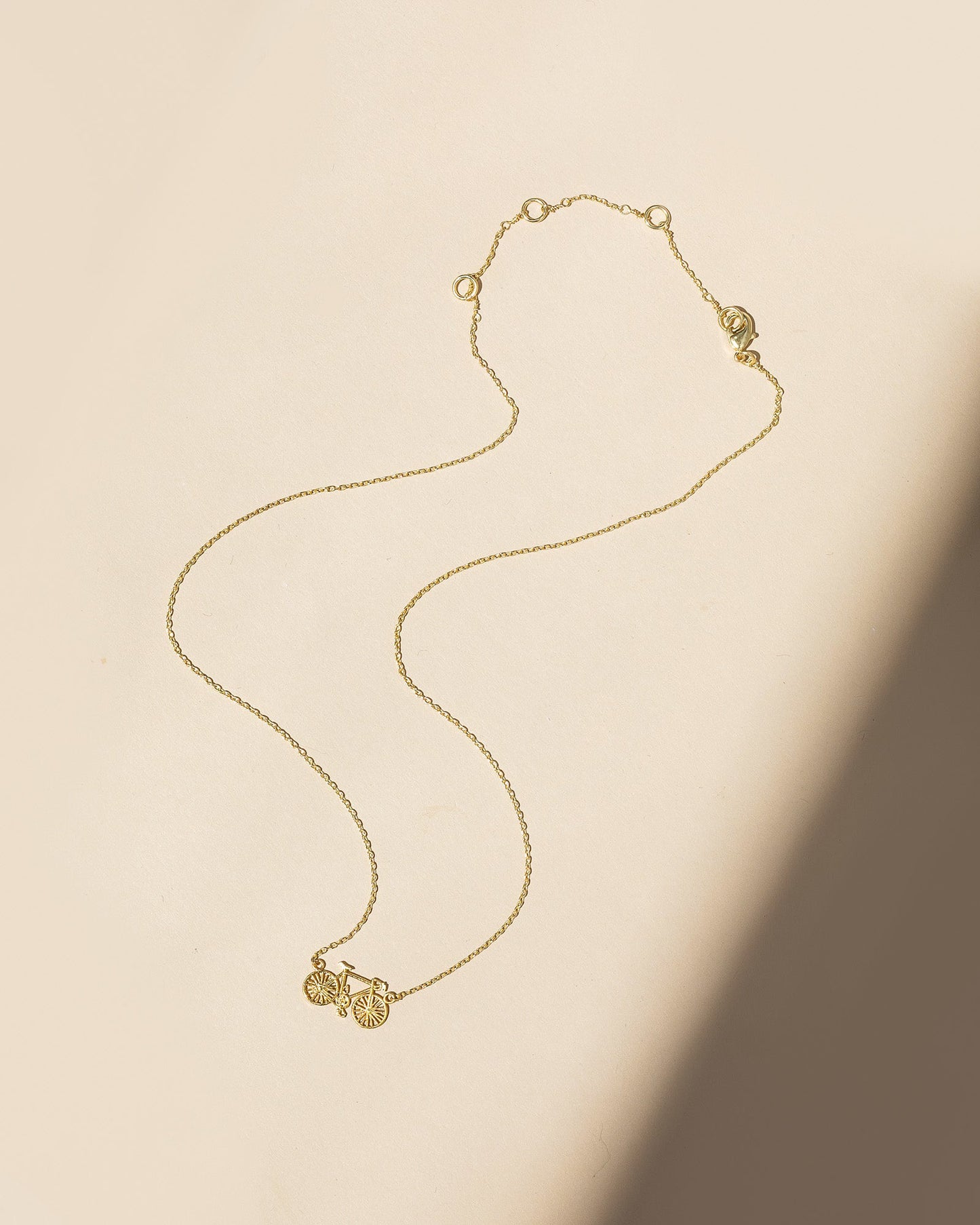 Bicycle Necklace - Gold - Trades of Hope