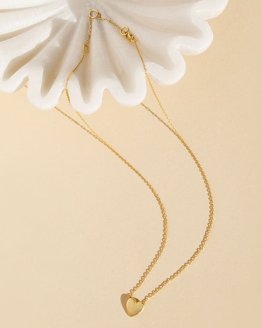 Rescued Heart Necklace - Gold