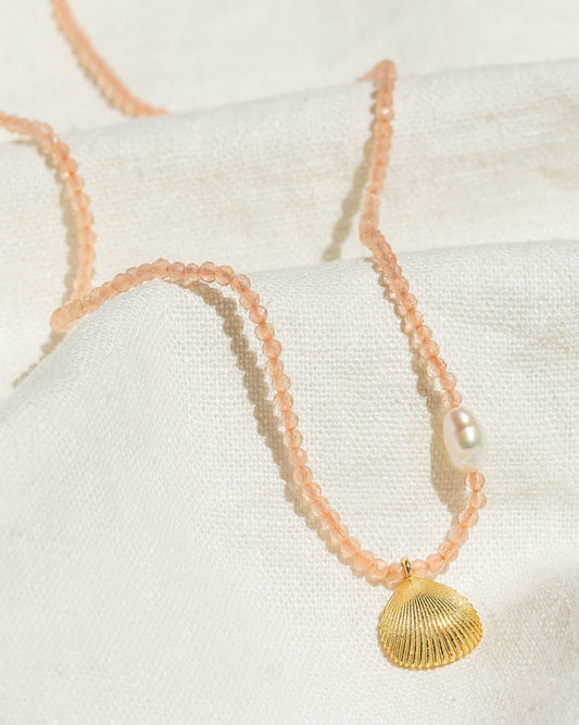 Sunset Seashell Necklace