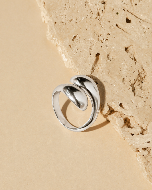 Semi-Dome Ring - Silver