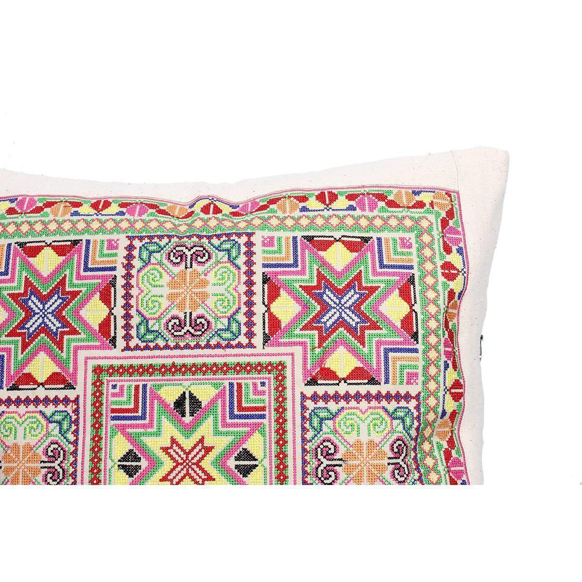 Felicity Geometric Embroidered Pillow Cover - Thailand