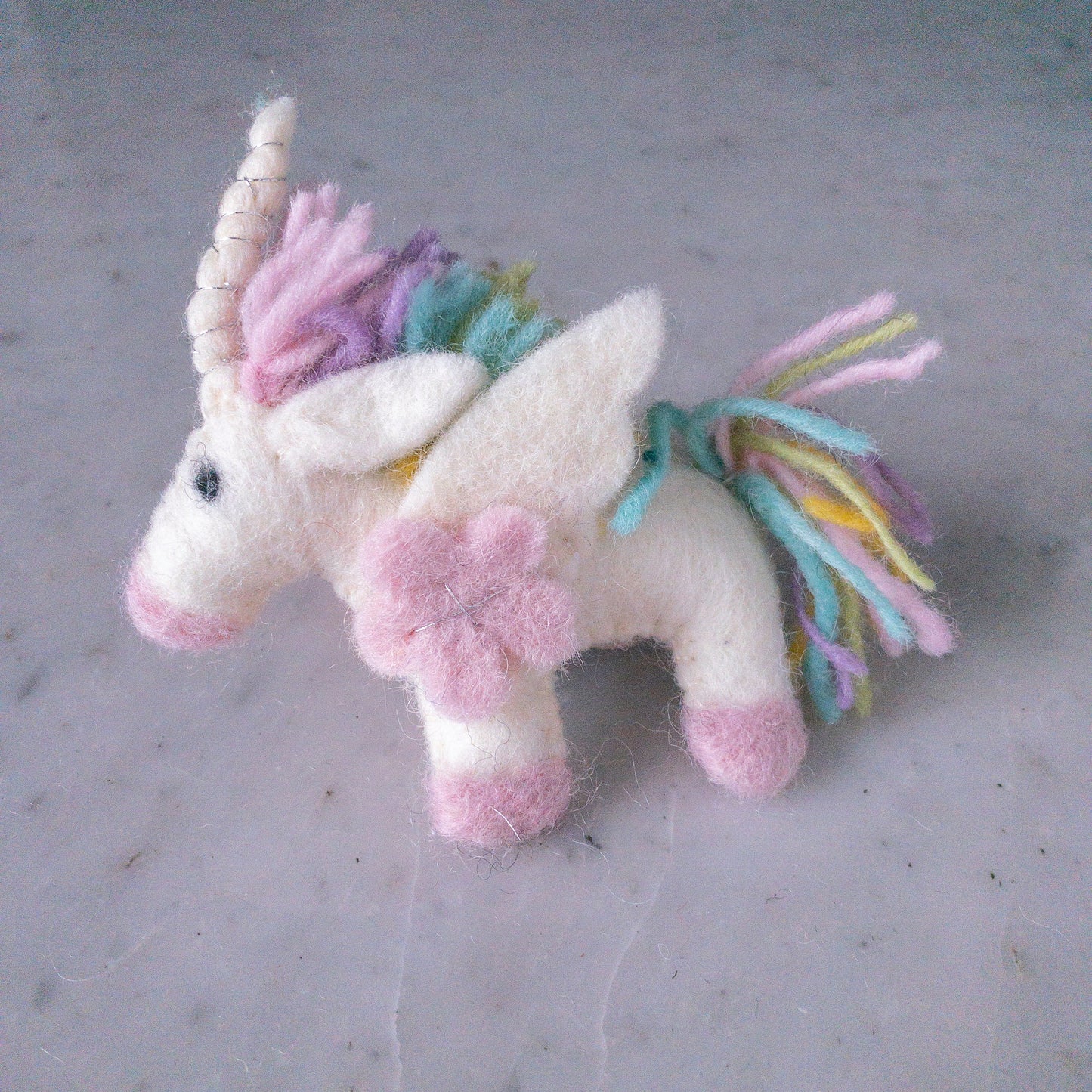 Felt Keychain - Pastel Unicorn