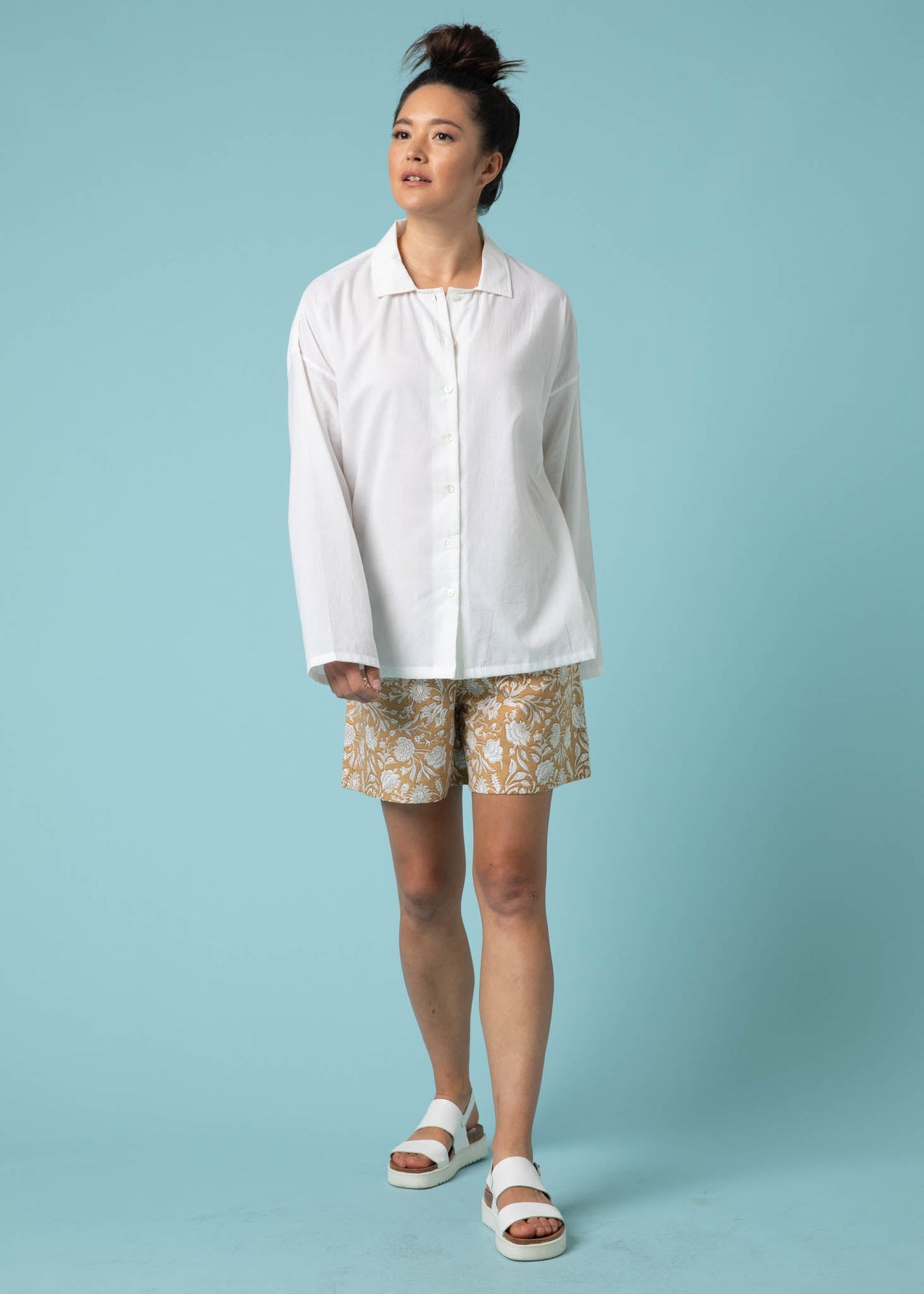 Relaxed Boyfriend Shirt - White