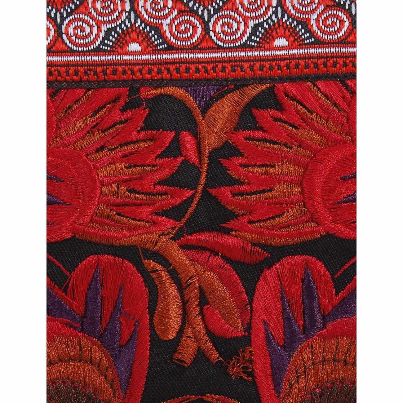 Sarita Hmong Embroidered Wristlet - Thailand