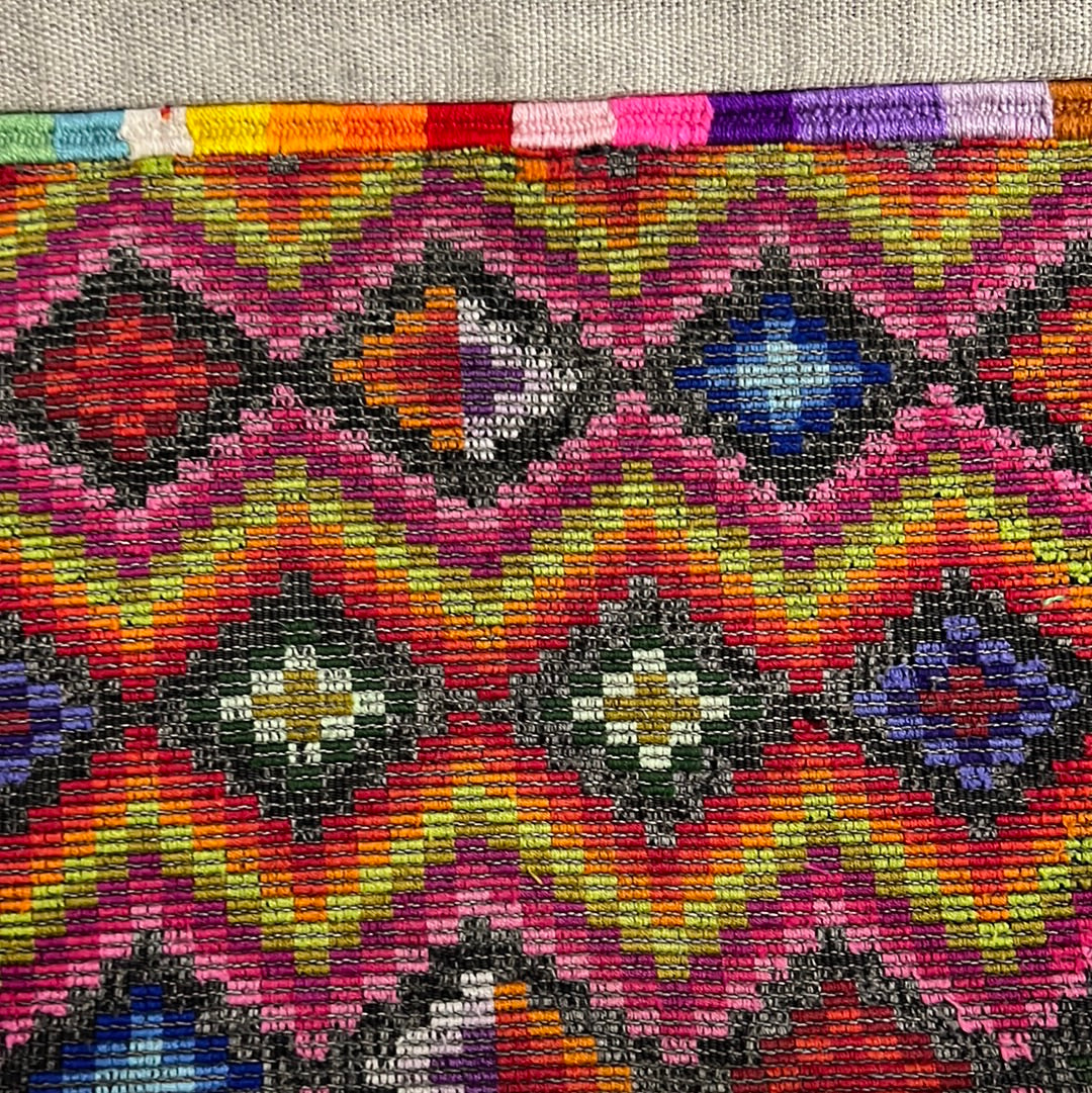 Huipil & Hemp Throw Pillow Cover