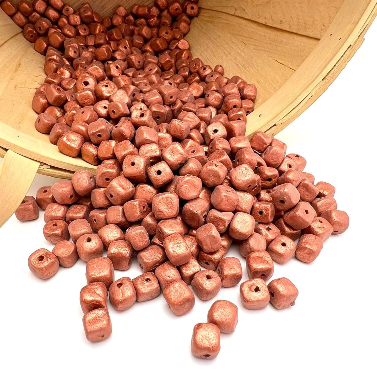 Bulk Beads - Painted Bronze