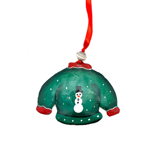 Snowman Sweater Ornament