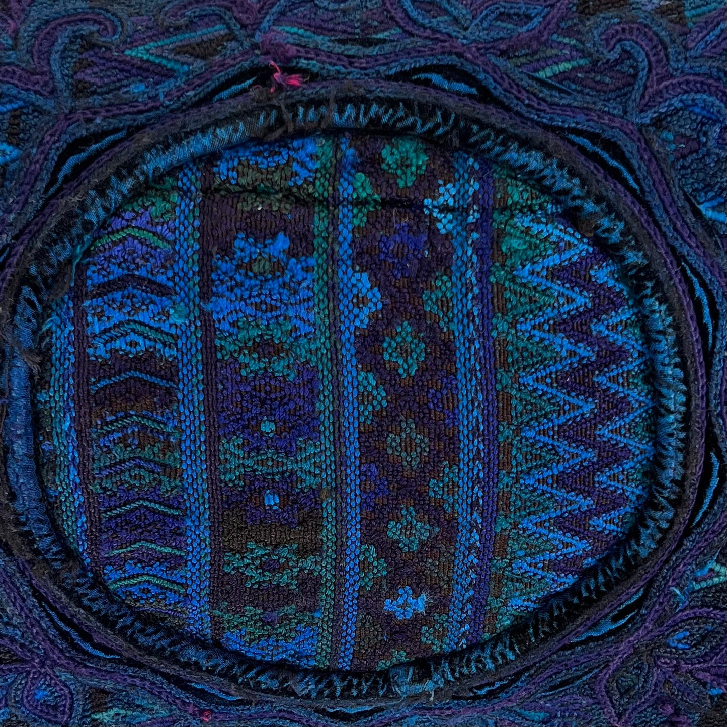 Huipil & Hemp Throw Pillow Cover