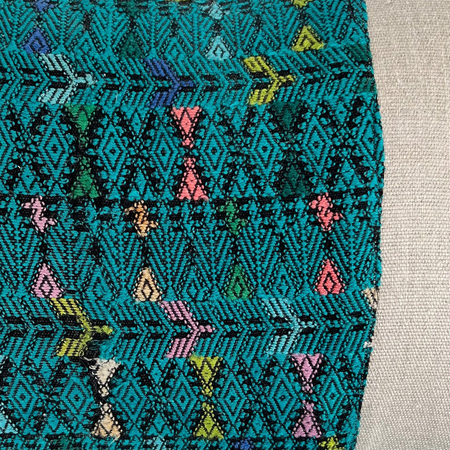 Huipil & Hemp Throw Pillow Cover