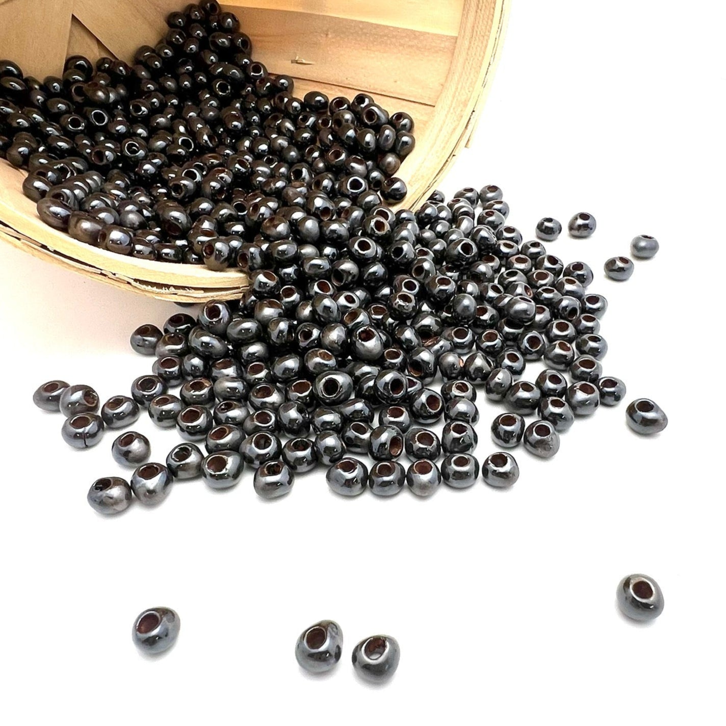 Bulk Beads - Gun Metal Black