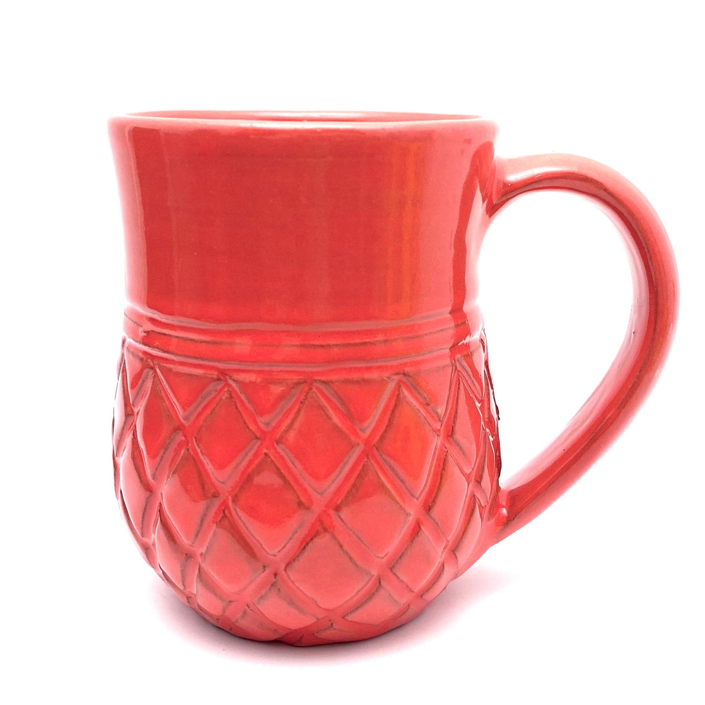 Coral Pink Ananas Mug