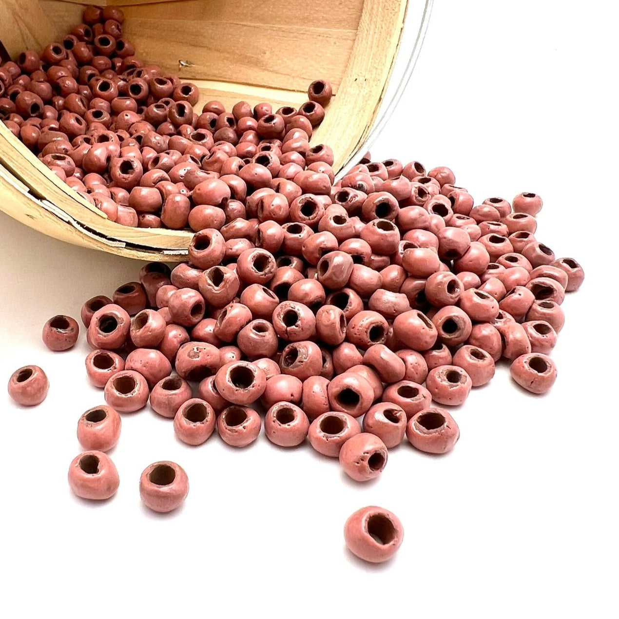 Bulk Beads - Textured Rose