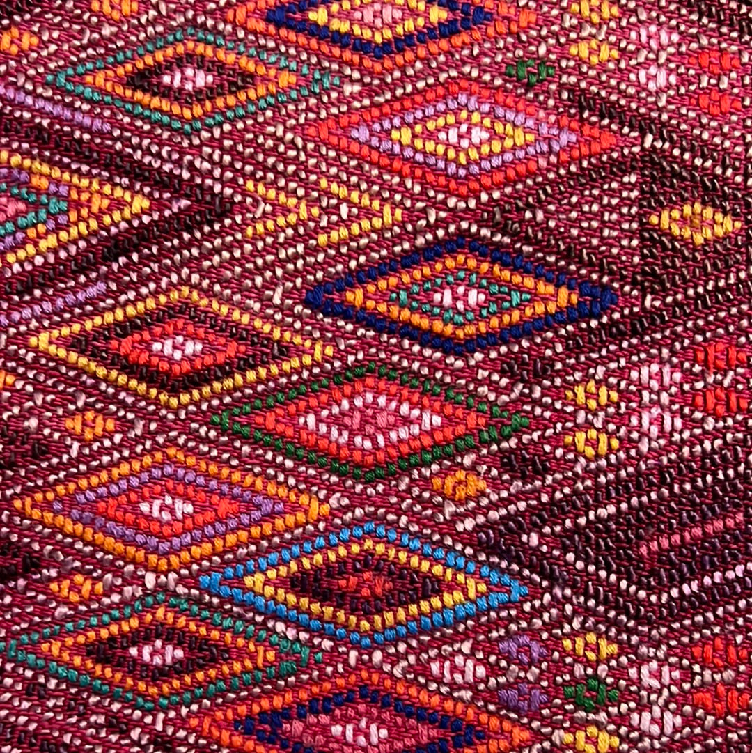 Huipil & Hemp Throw Pillow Cover