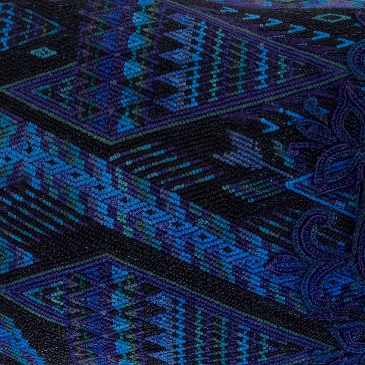 Huipil & Hemp Throw Pillow Cover