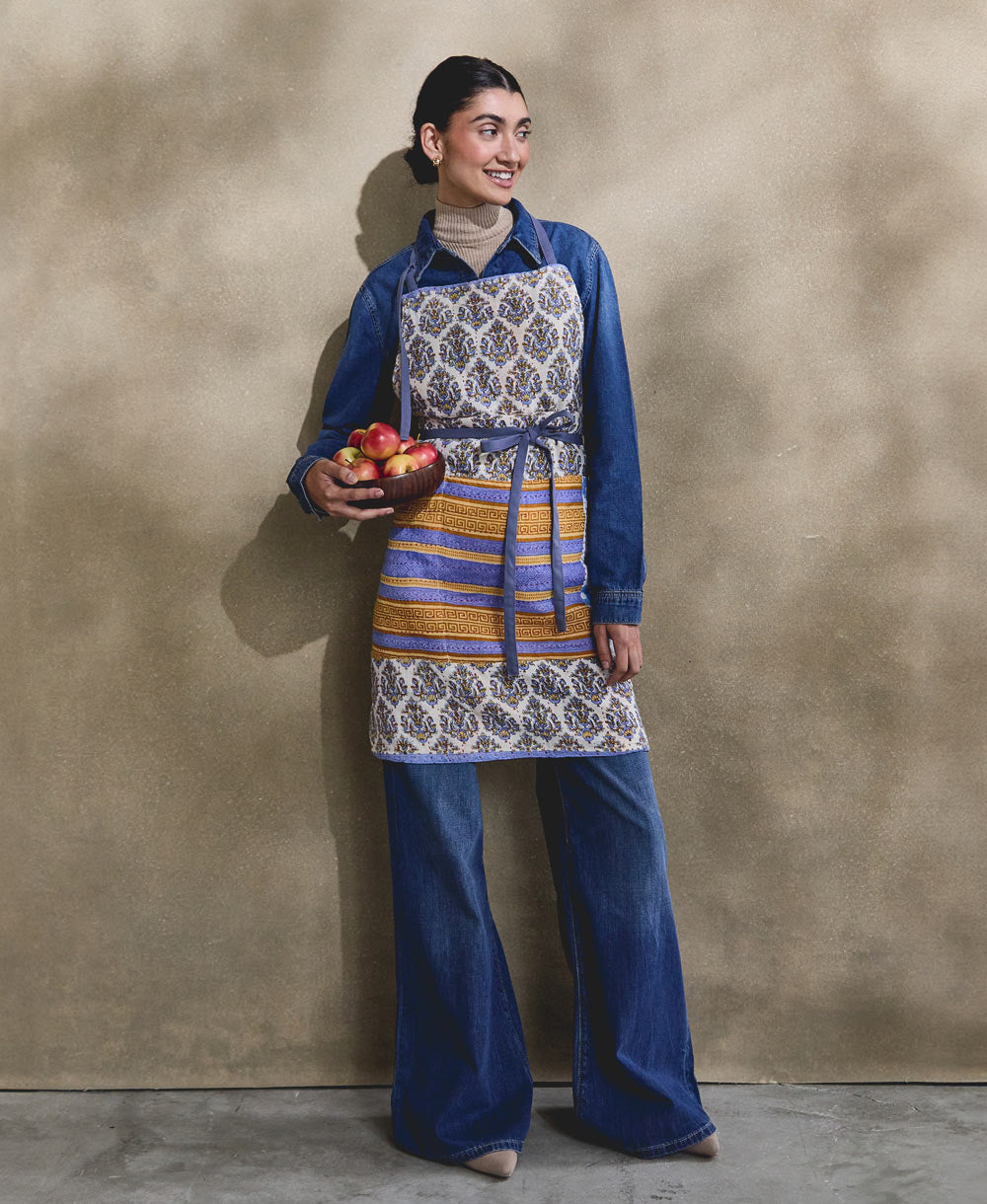 Kantha Bib Apron - No. 250127