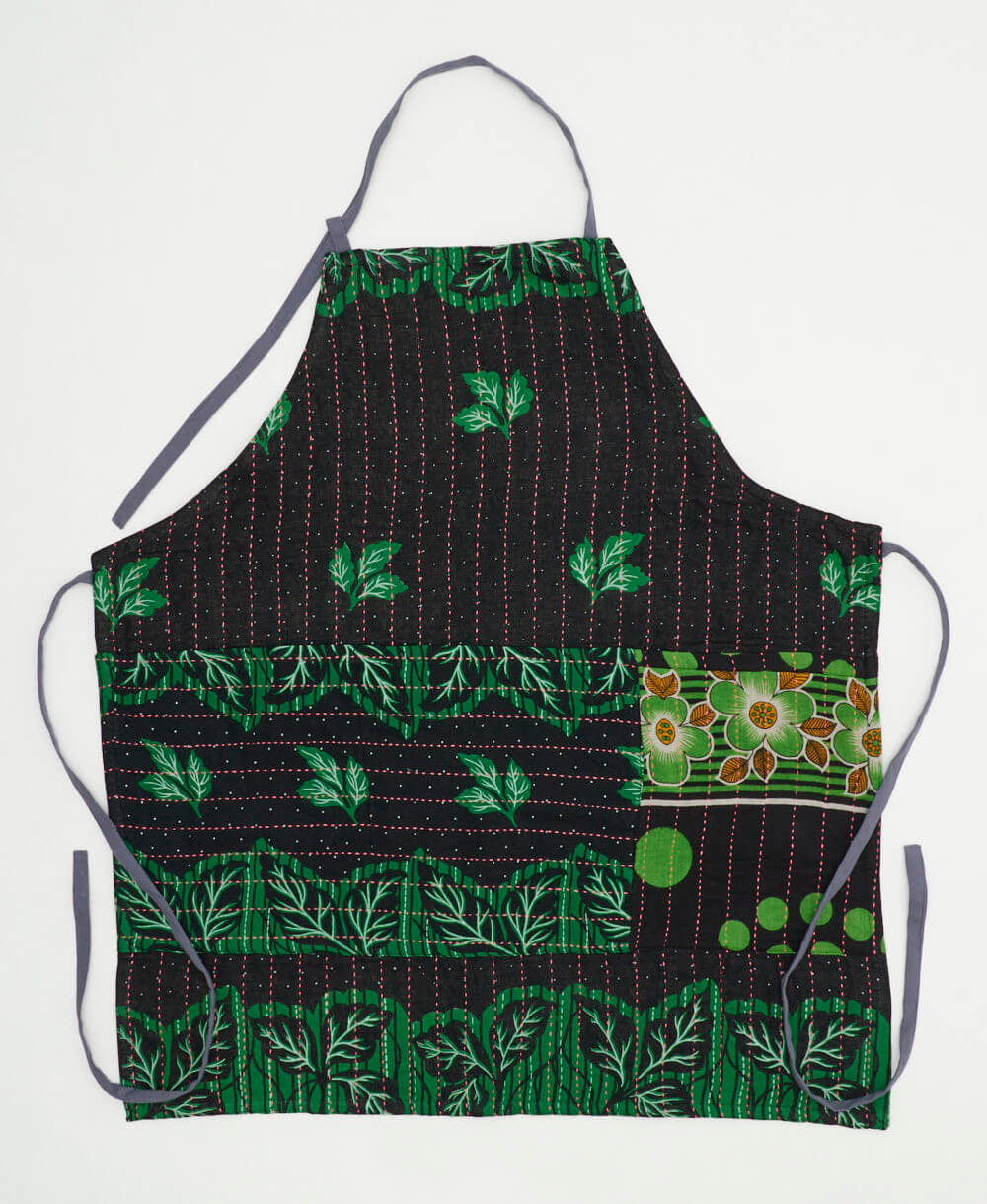 Kantha Bib Apron - No. 240716