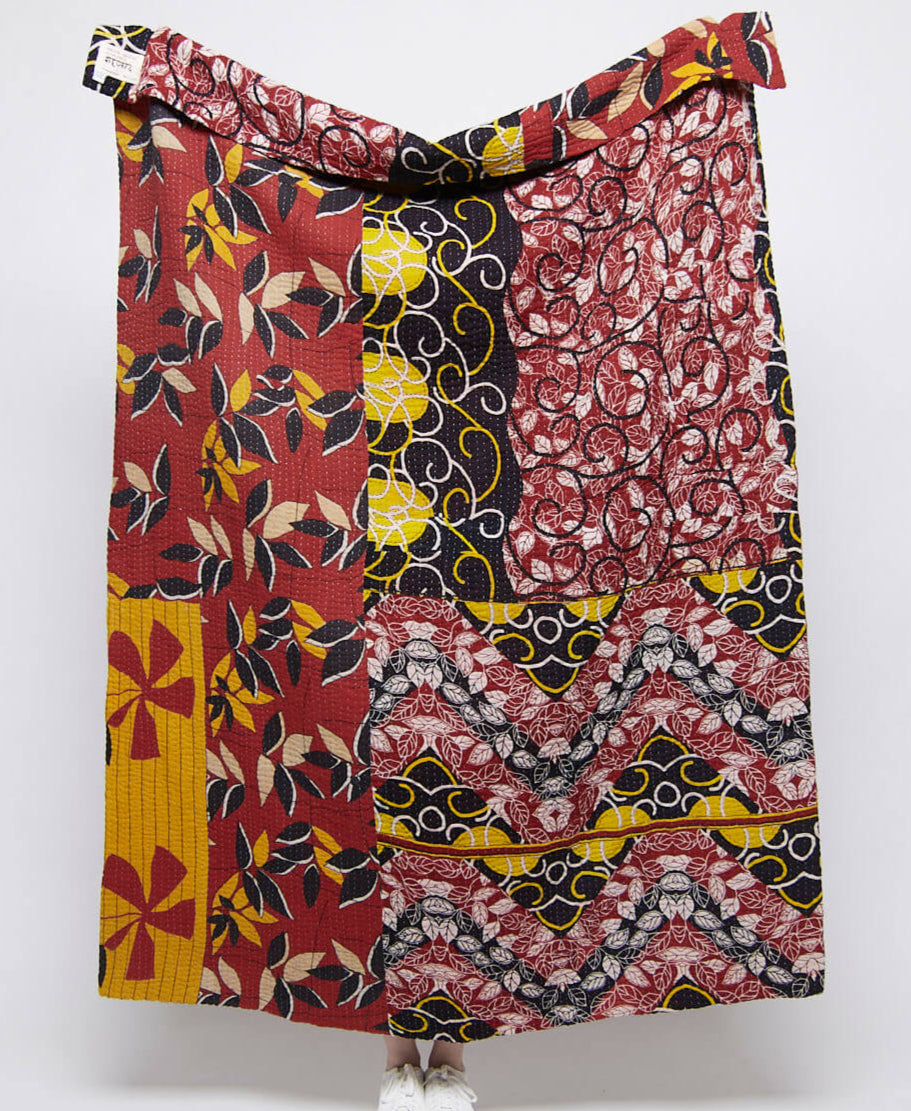 A Kantha Quilt Throw - No. 240604