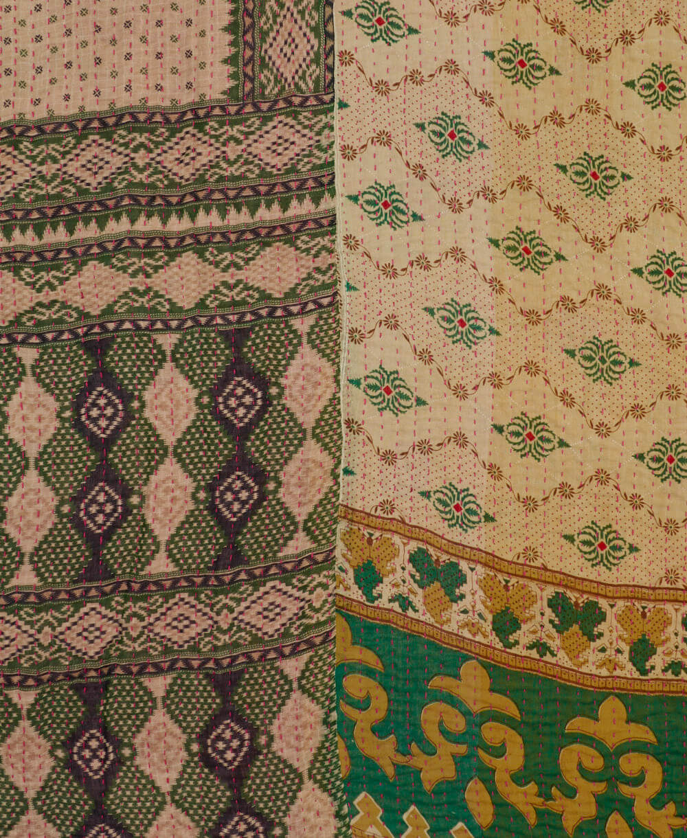 EXCLUSIVE Kantha Quilt Throw