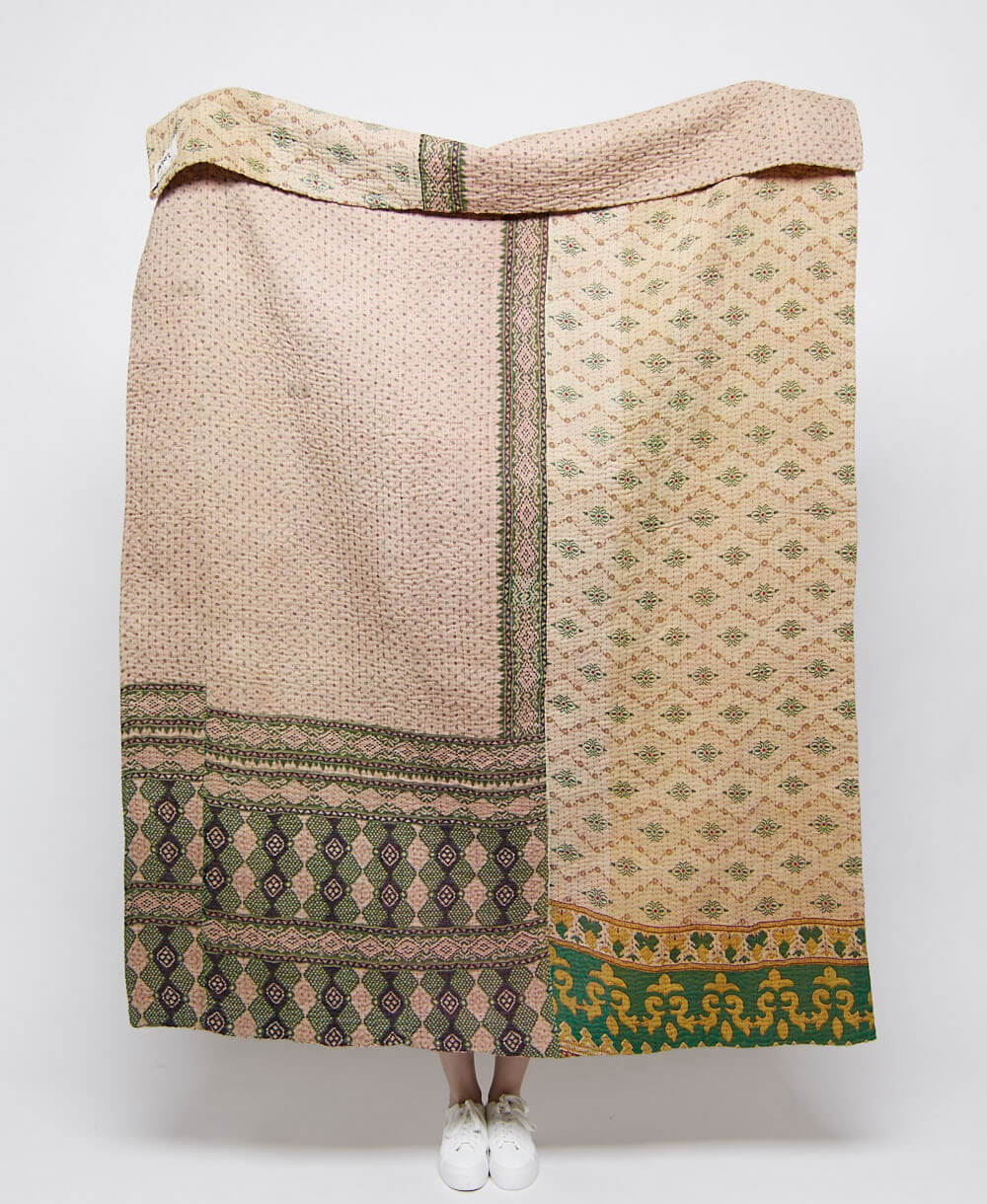 EXCLUSIVE Kantha Quilt Throw