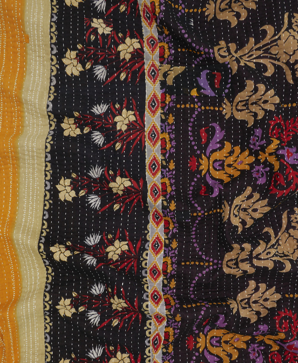A Kantha Quilt Throw - No. 240824