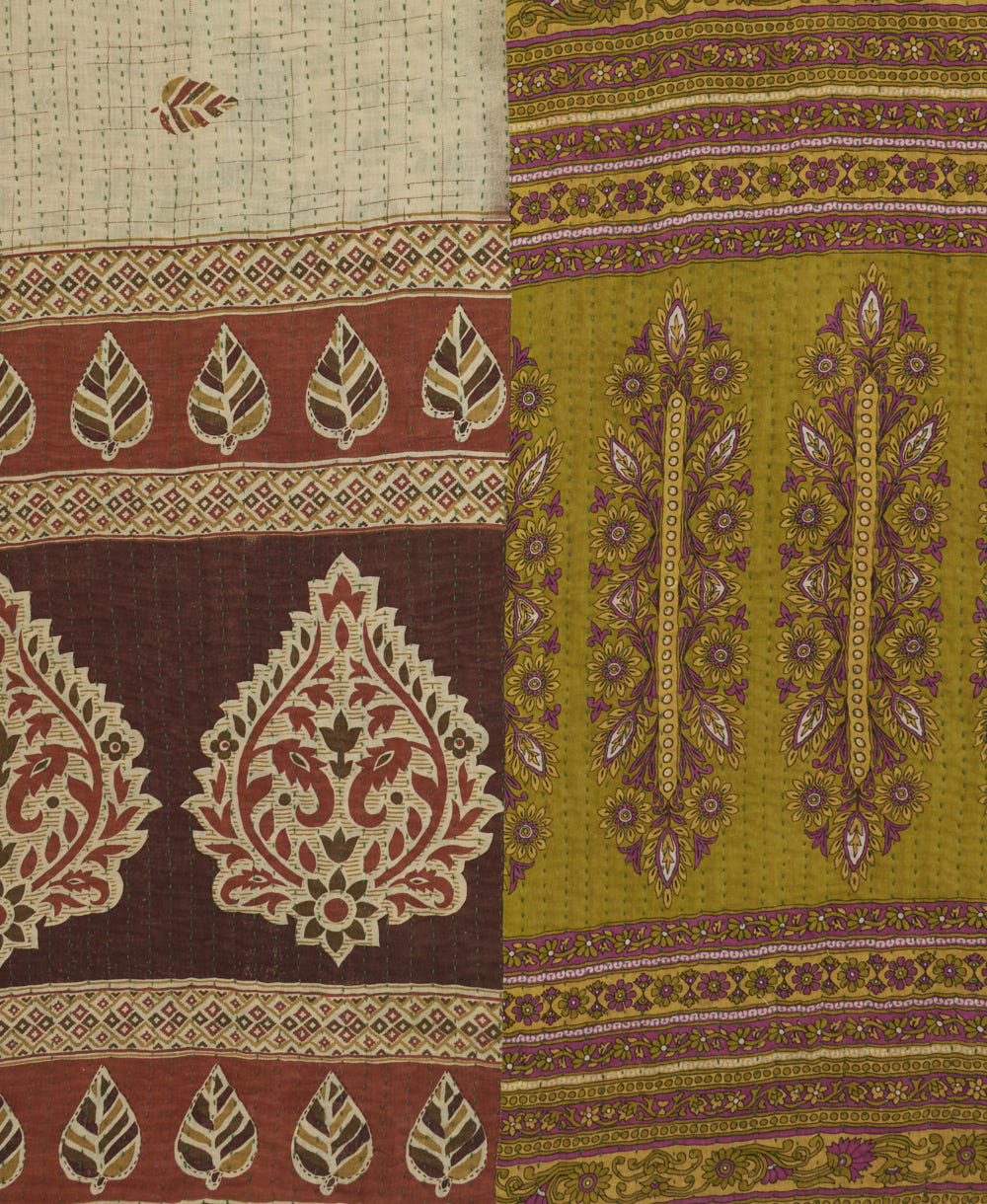 A Kantha Quilt Throw - No. 240830