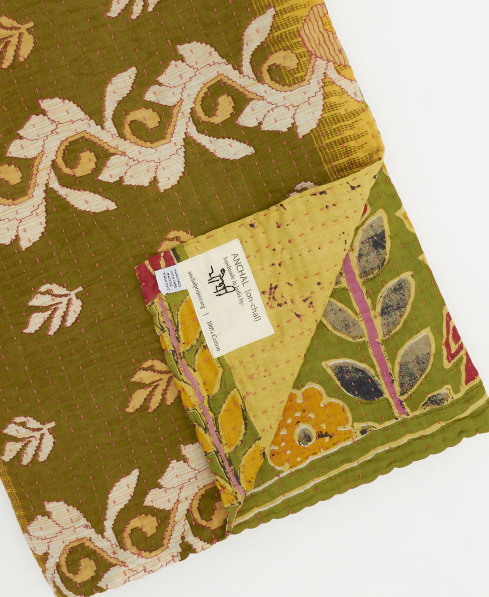 Kantha Quilt Throw - No. 250103
