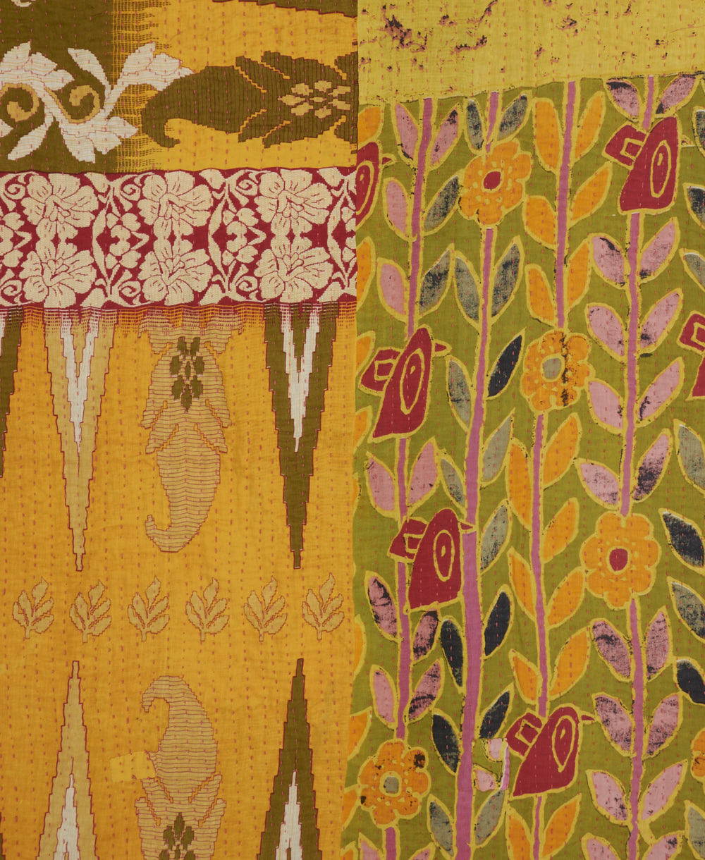 Kantha Quilt Throw - No. 250103