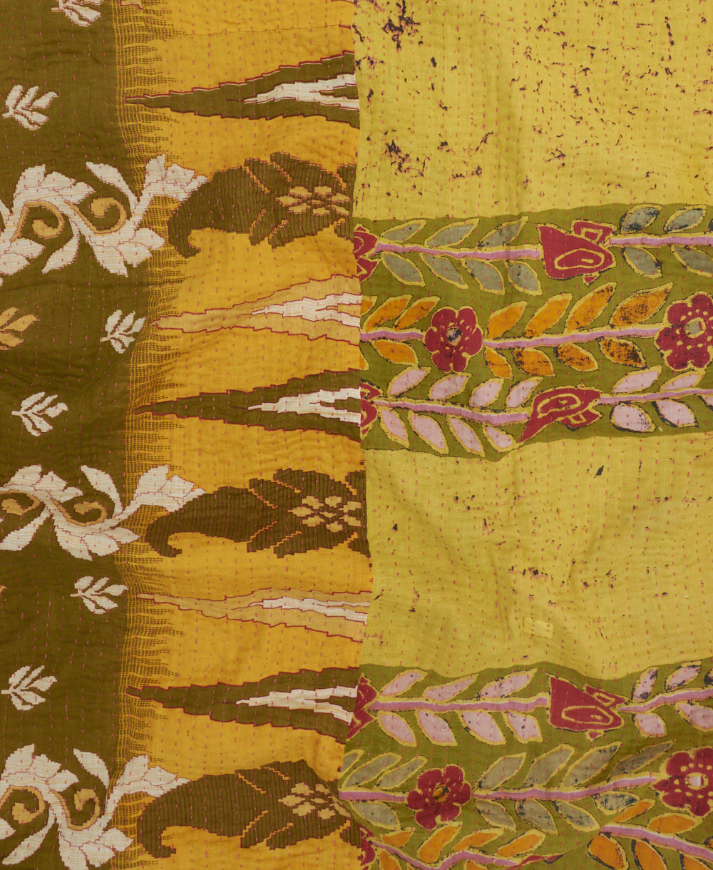 Kantha Quilt Throw - No. 250103