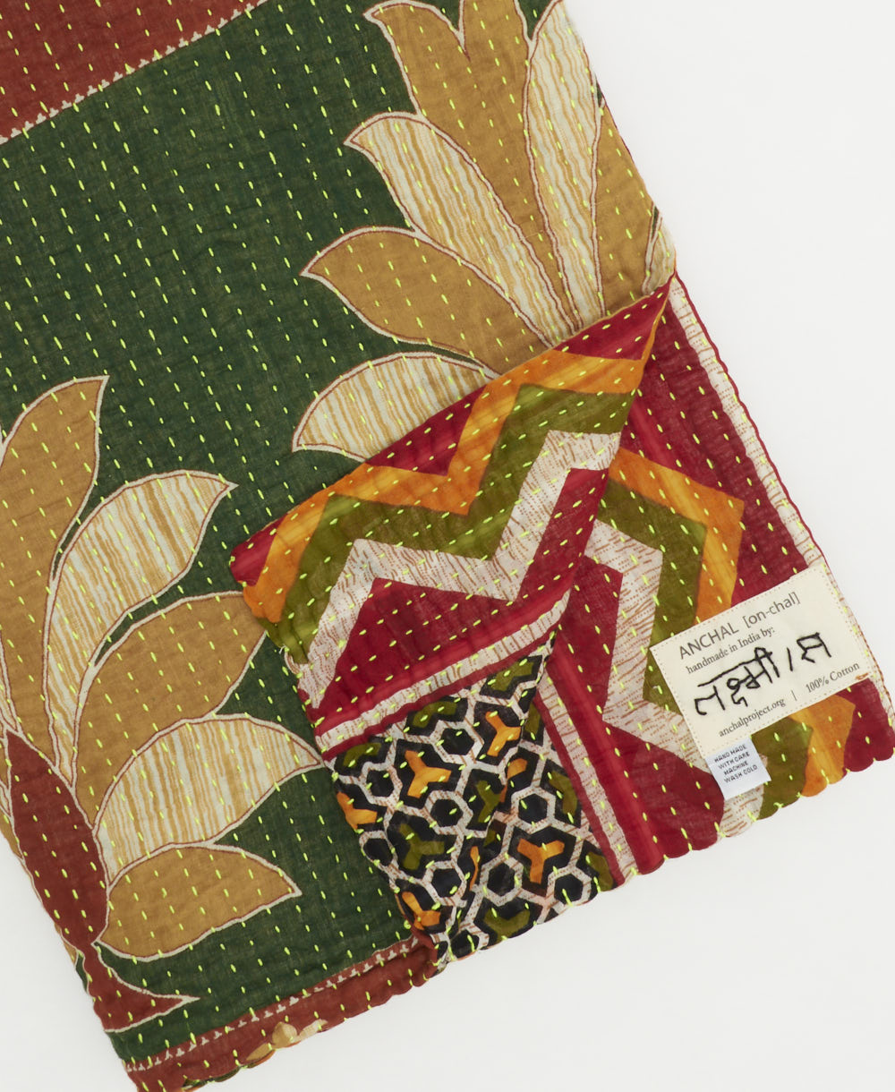Kantha Quilt Throw - No. 250104