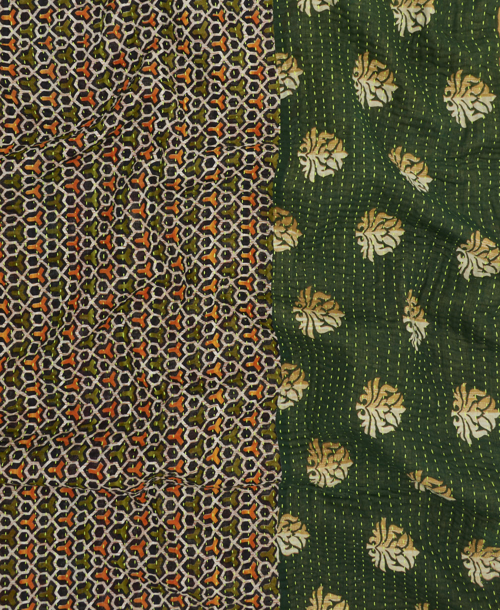 Kantha Quilt Throw - No. 250104