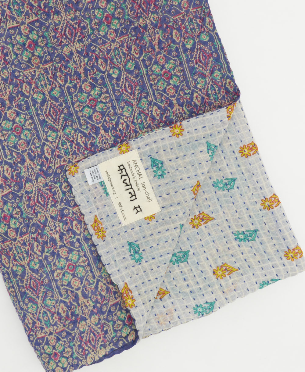 Kantha Quilt Throw - No. 250130