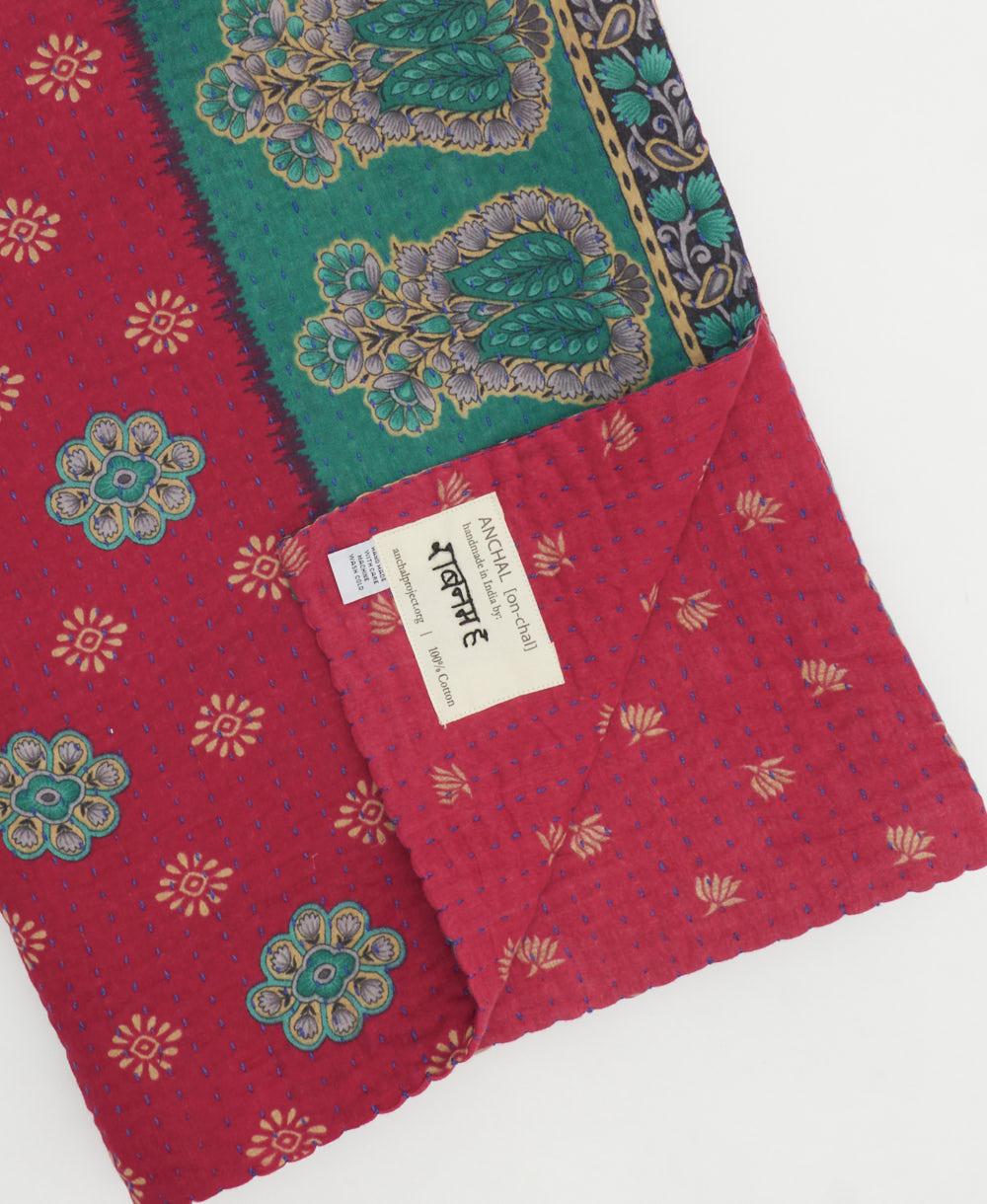 Kantha Quilt Throw - No. 250417