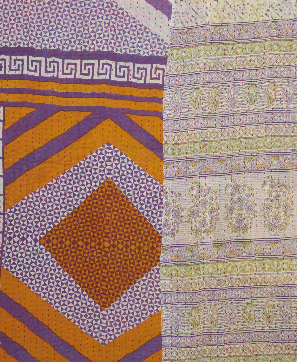 Kantha Quilt Throw - No. 250424