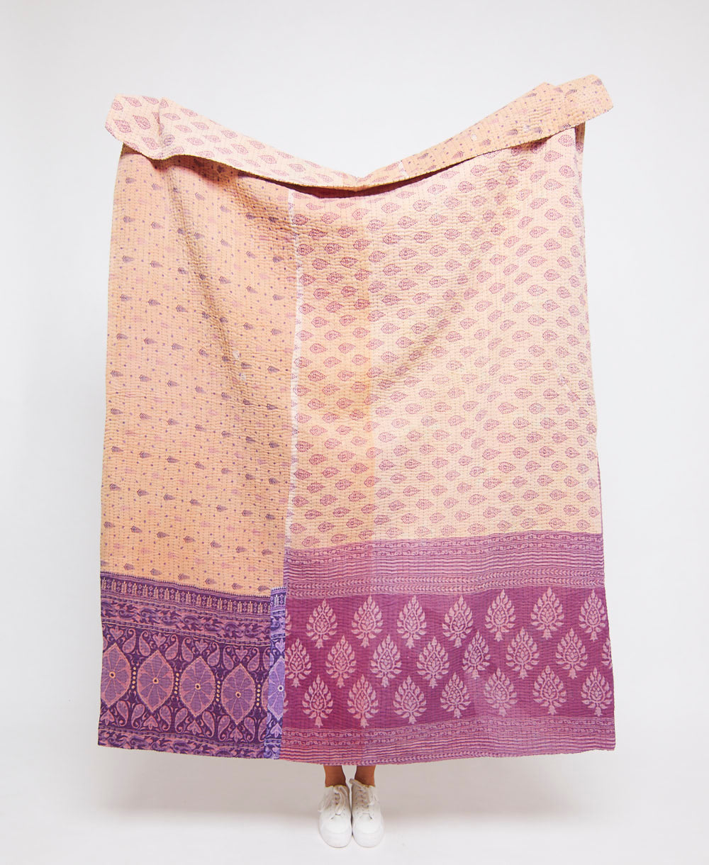 Kantha Quilt Throw - No. 250428