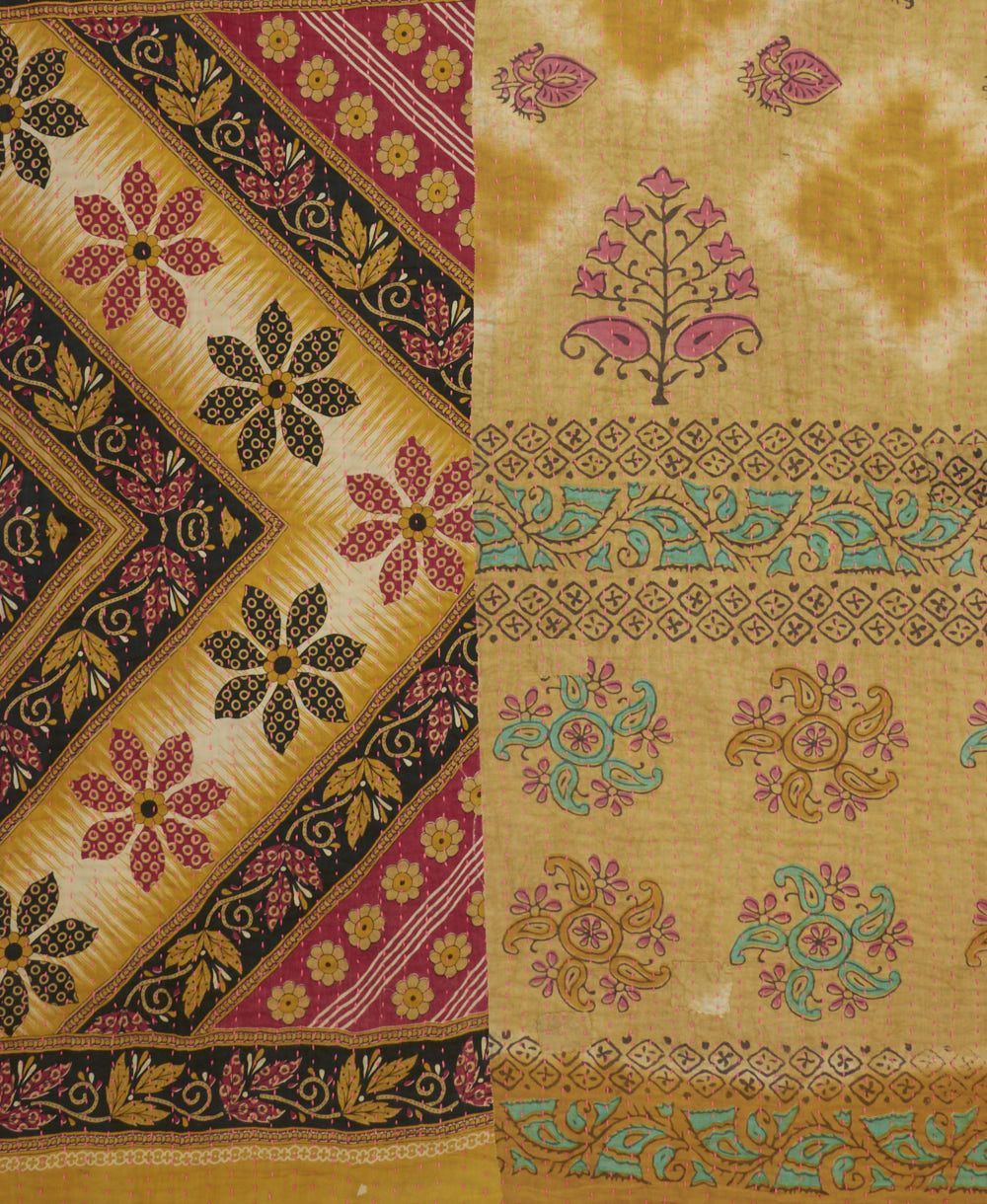 Kantha Quilt Throw - No. 250505