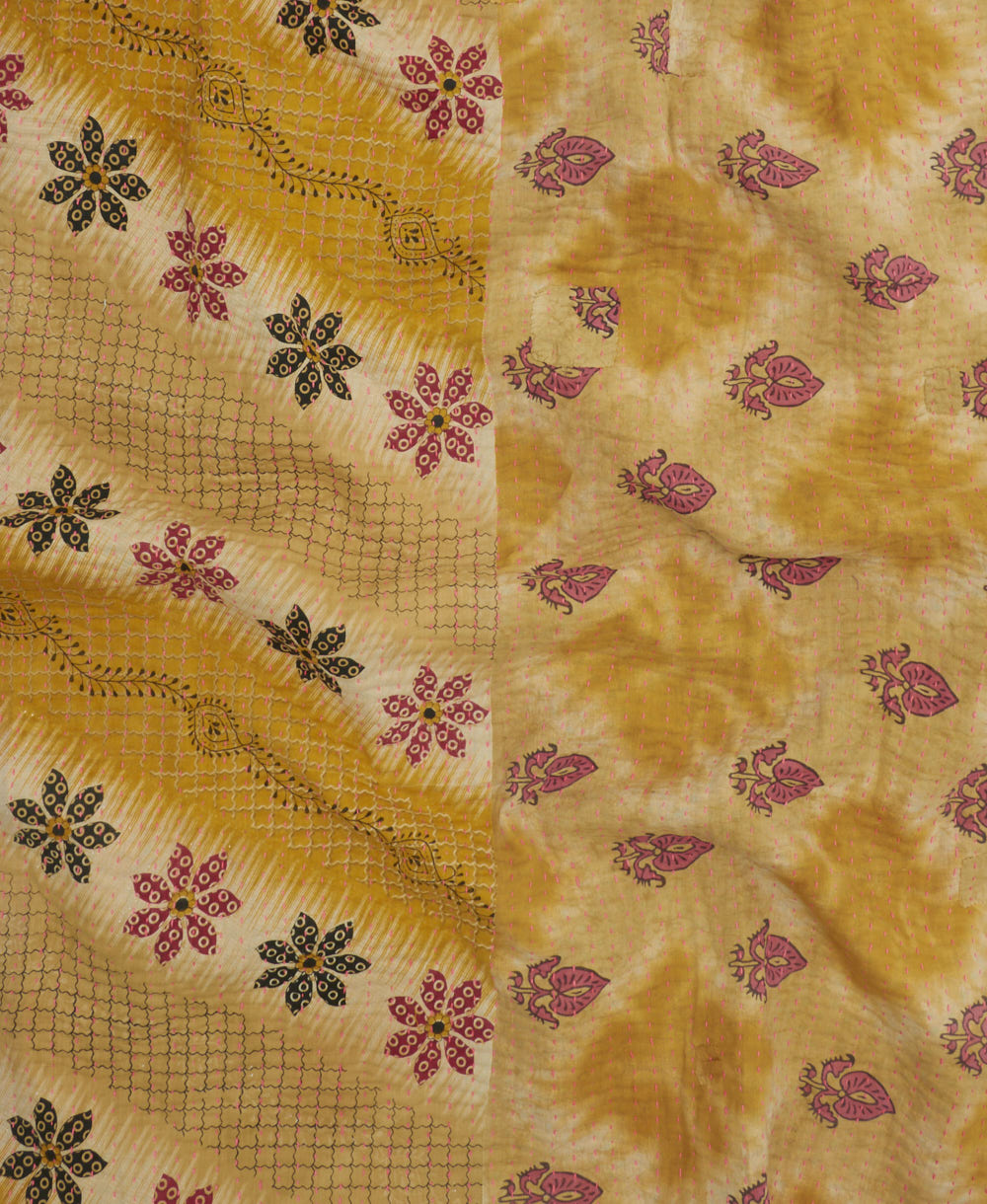 Kantha Quilt Throw - No. 250505