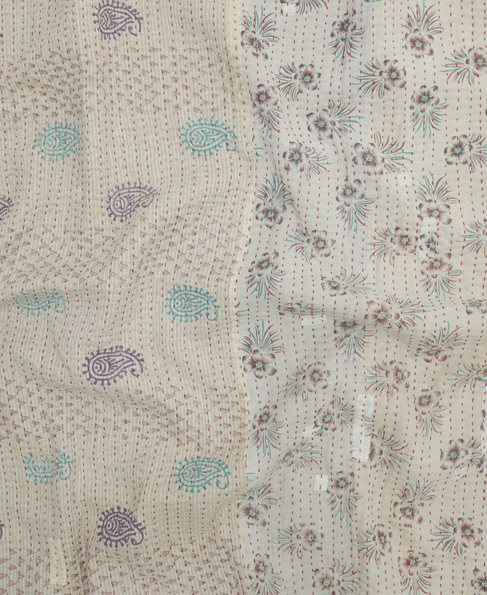 Kantha Quilt Throw - No. 250516