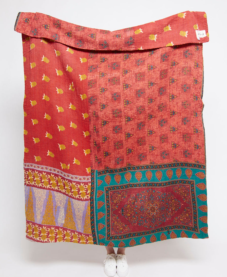 Kantha Quilt Throw - No. 250518