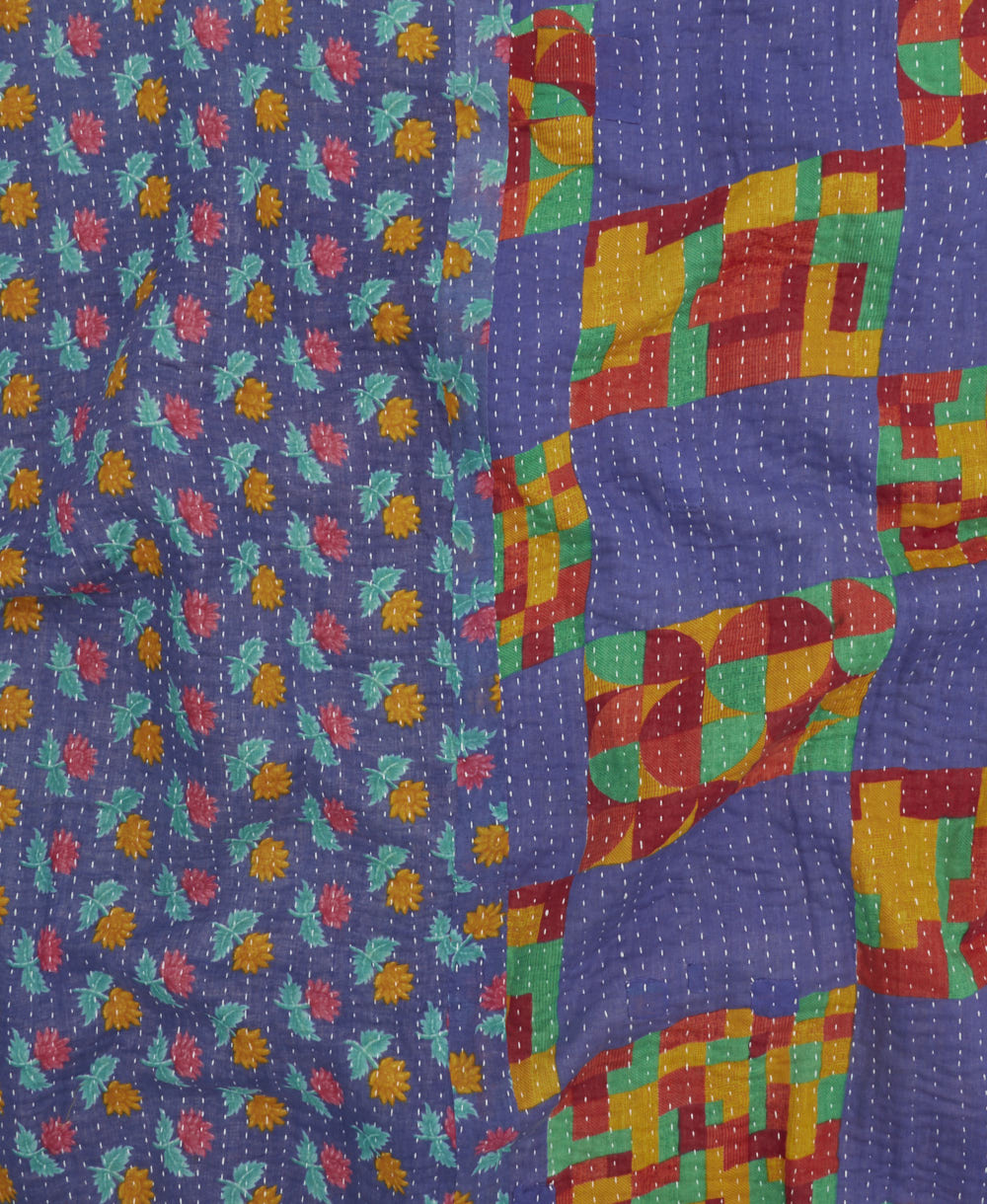 Kantha Quilt Throw - No. 250519