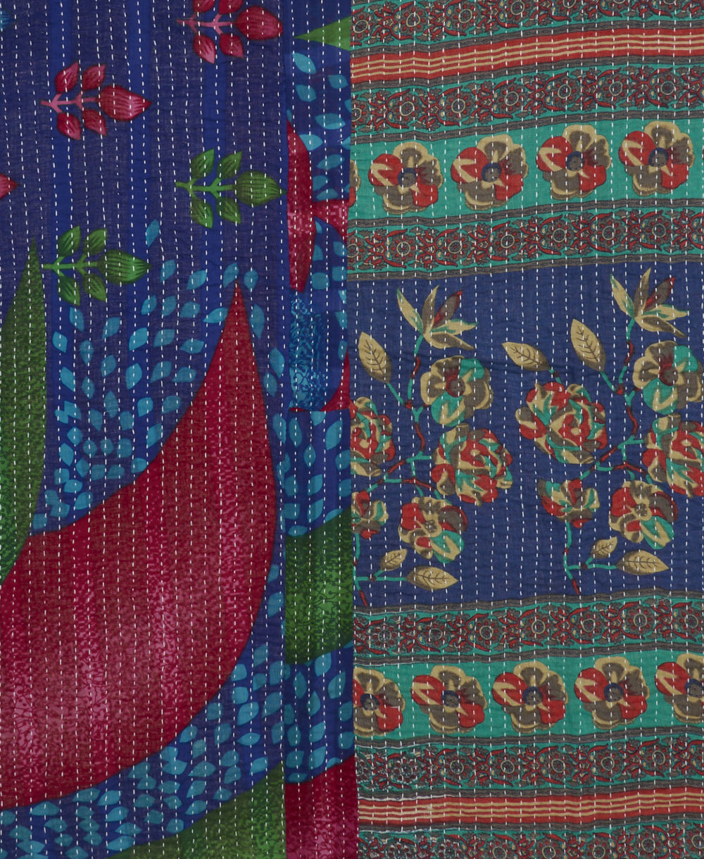Kantha Quilt Throw - No. 250524