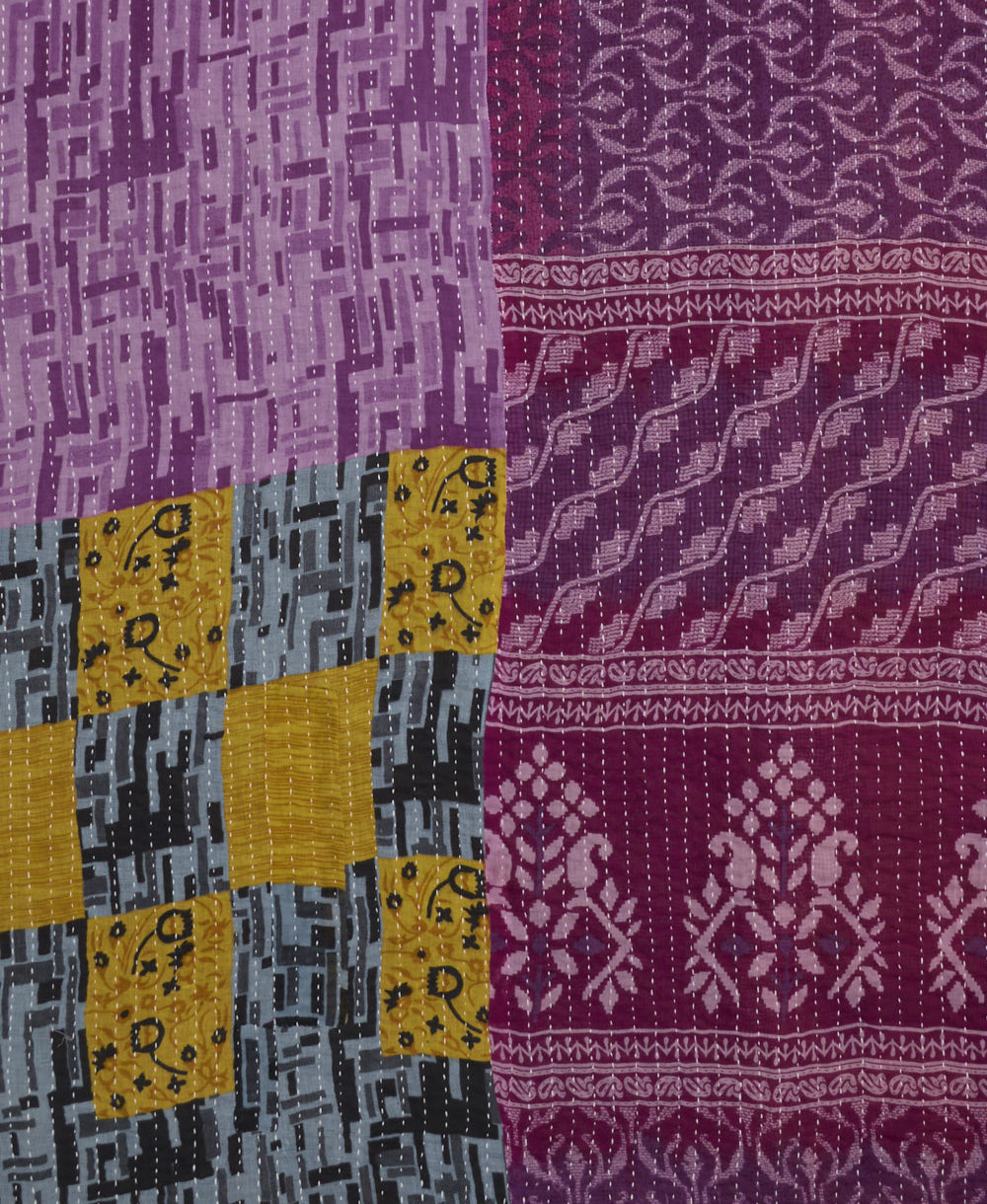 Kantha Quilt Throw - No. 250525