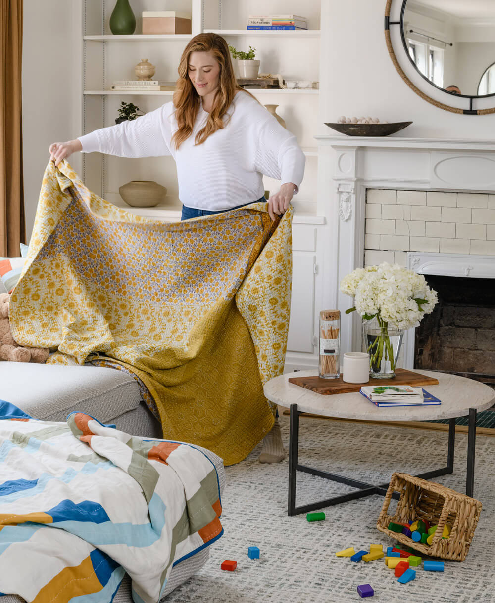 Kantha Quilt Throw - No. 250103