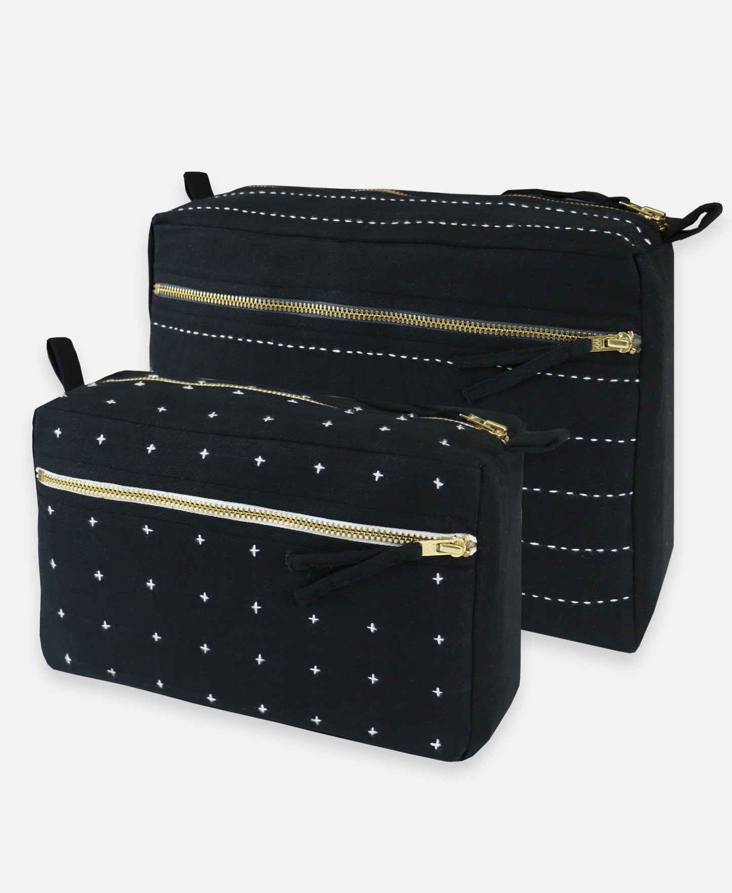 Pin-Stitch Large Toiletry Bag
