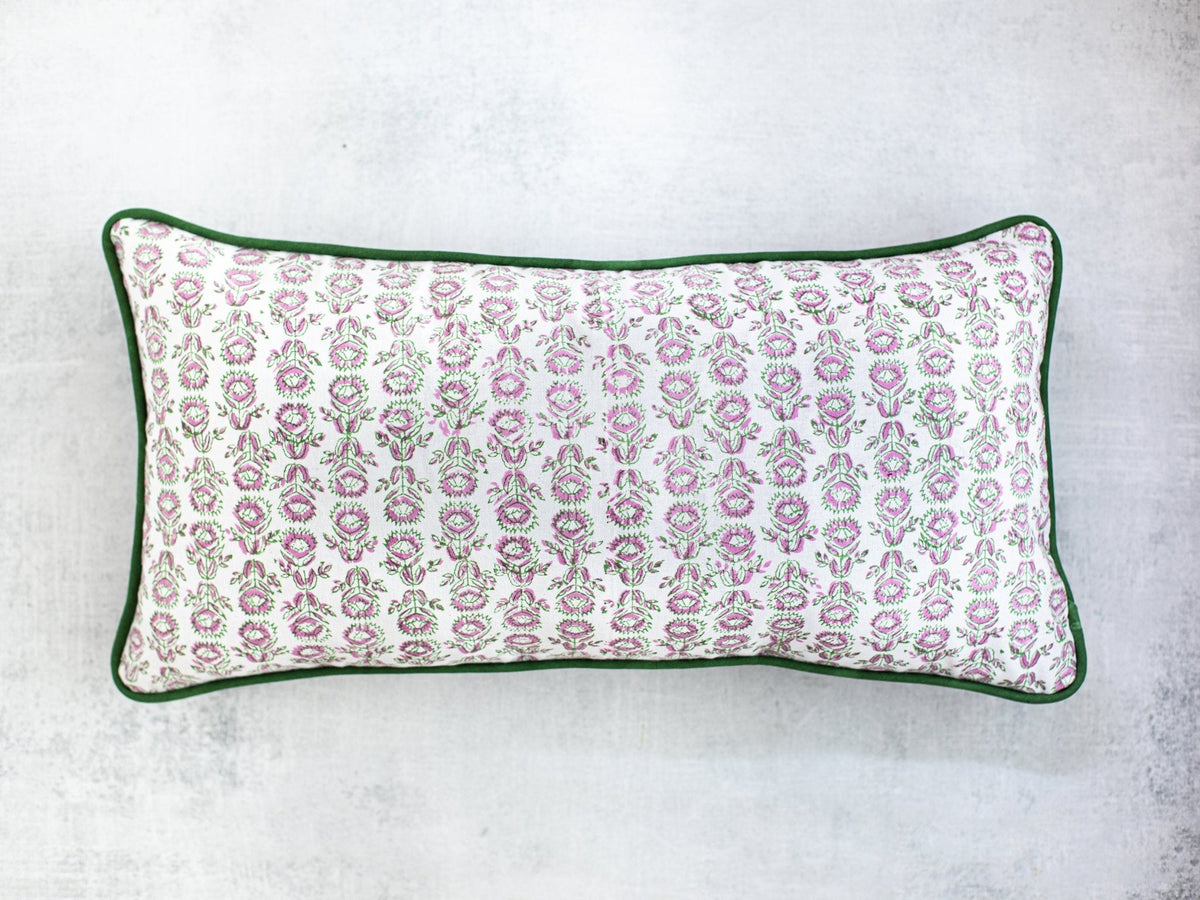 Lumbar Pillow Sham - Protea, Sage & Lilac