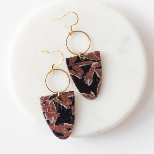Moody Black Francis Earrings