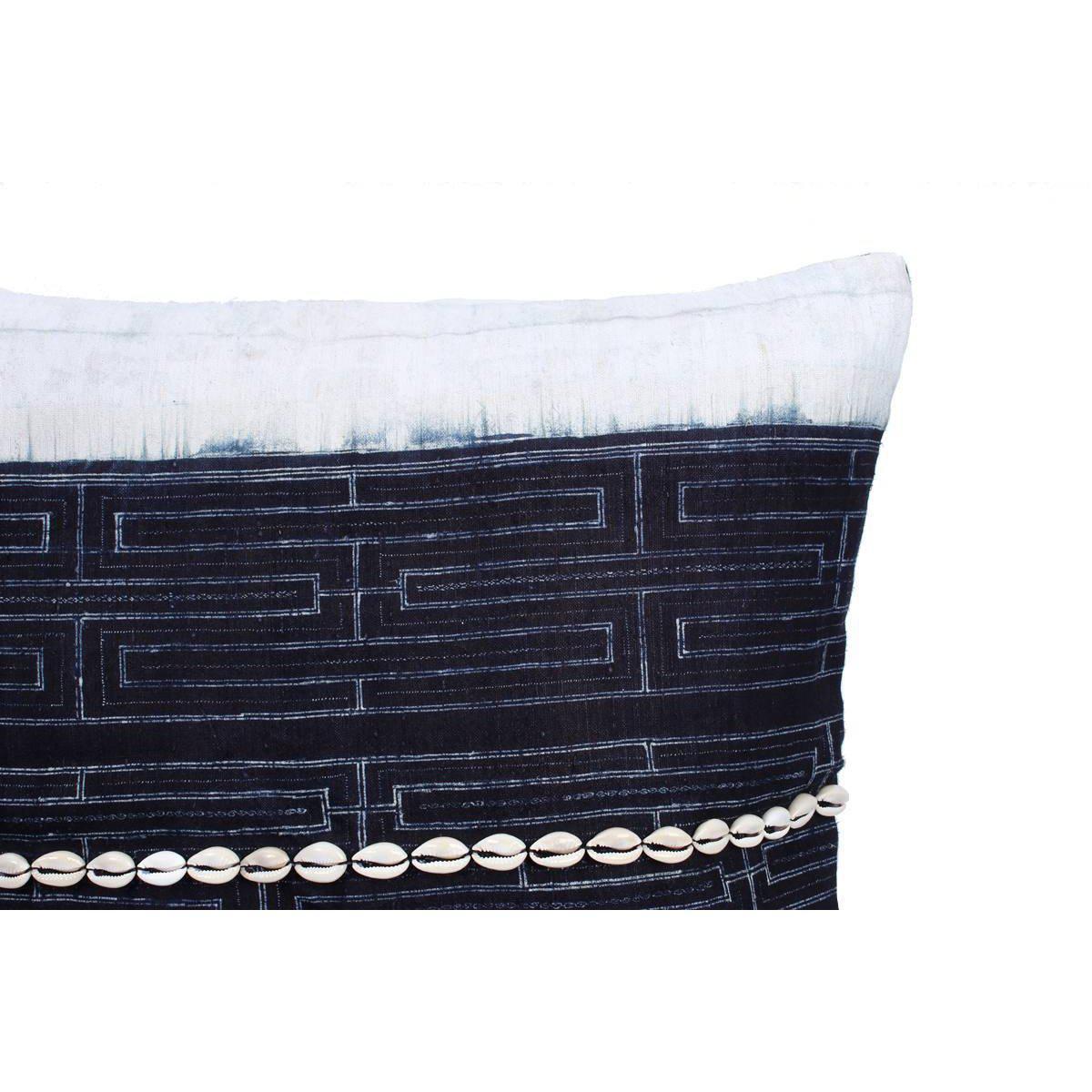 Oasis Del Mar Indigo Batik Pillow Cover - Thailand