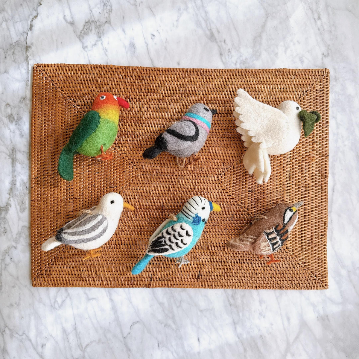 Parrot Felt Ornament