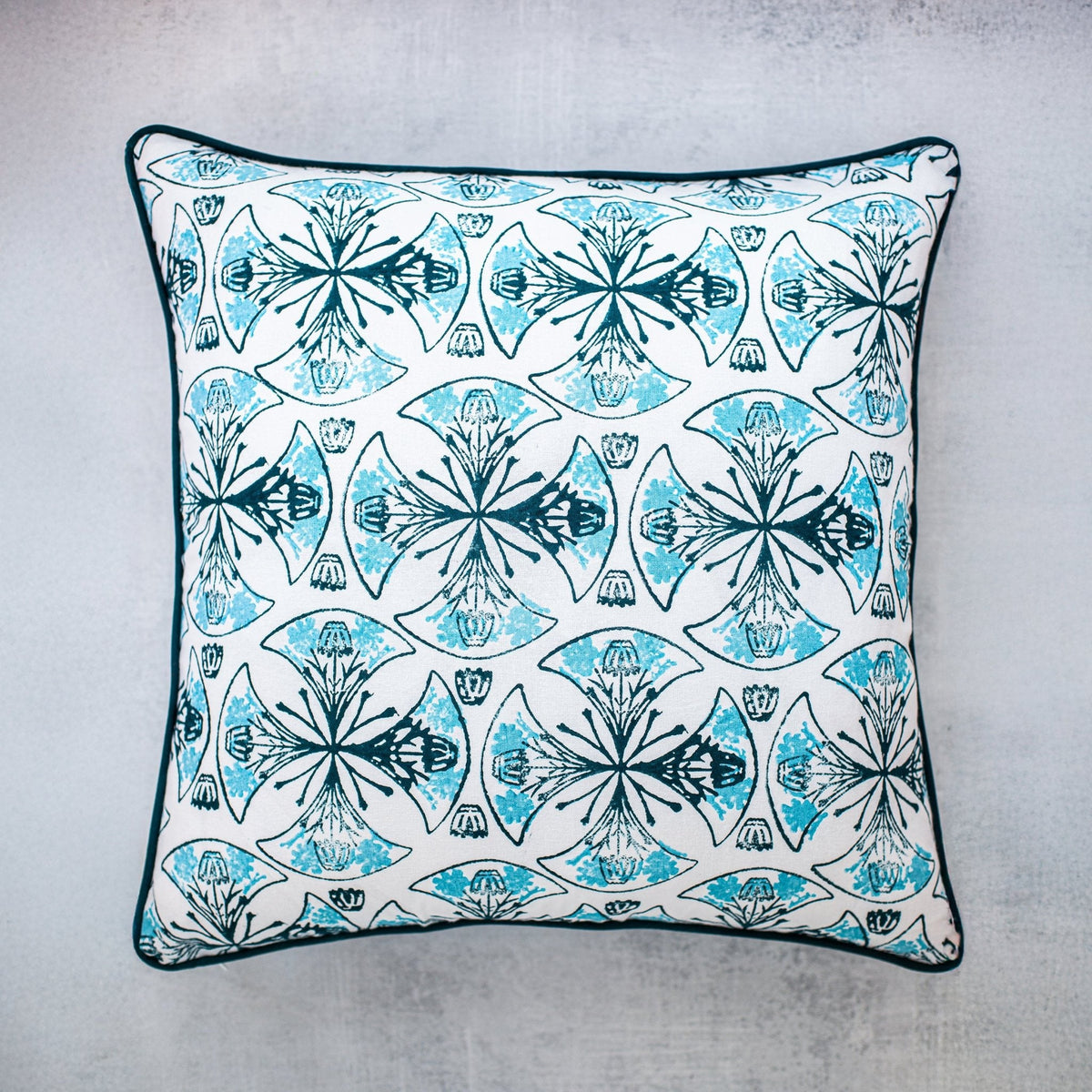 Pillow Sham - Mosaic, Midnight & Saltwater