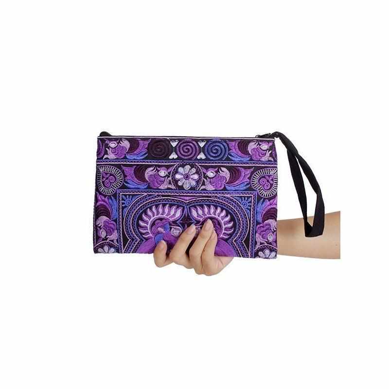 Prani Embroidered Hmong Wristlet - Thailand